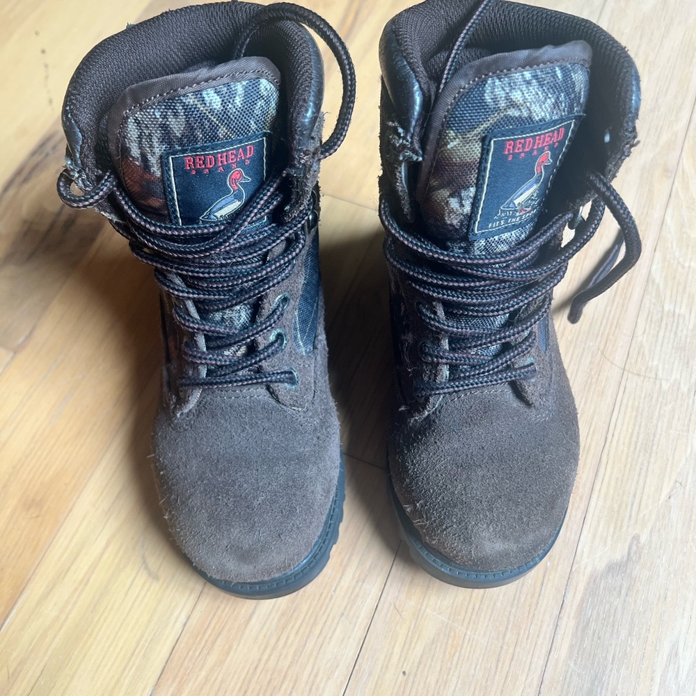 RedHead Dark Brown Camouflage Outdoor Boots